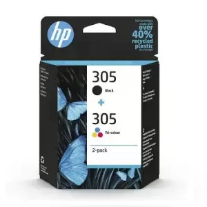 Image of HP 305 Black and Tri Colour Ink Cartridge