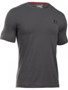 image of Urban Armor Gear Mens Left Chest Lockup T Shirt Grey