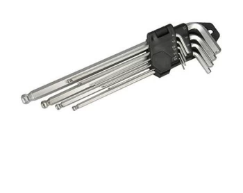 Image of Silverline - Hex Key Ball End Expert Set 9pce - 1.5 - 10mm