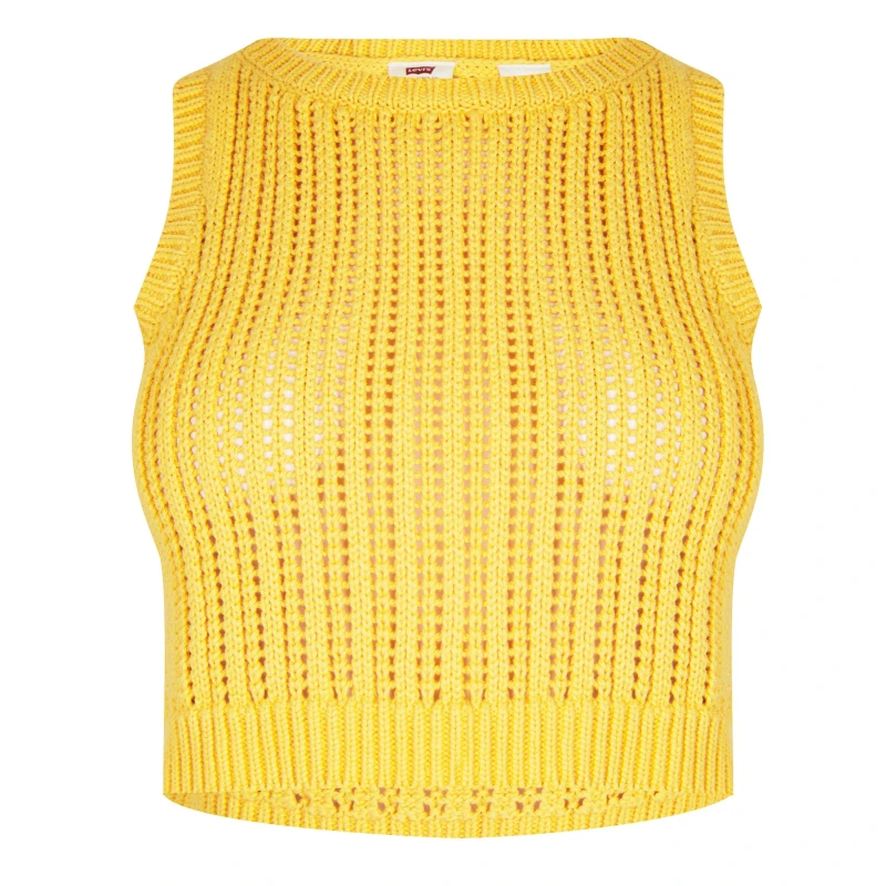Image of Levis Sweater Vest - Yellow Yellow 6