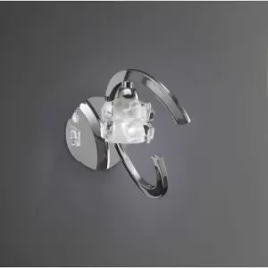 Image of Wall light Ice 1 bulb G9 polished chrome