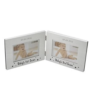 Image of 5" x 3.5" - Celebrations 1st & 2nd Baby Scan Frames