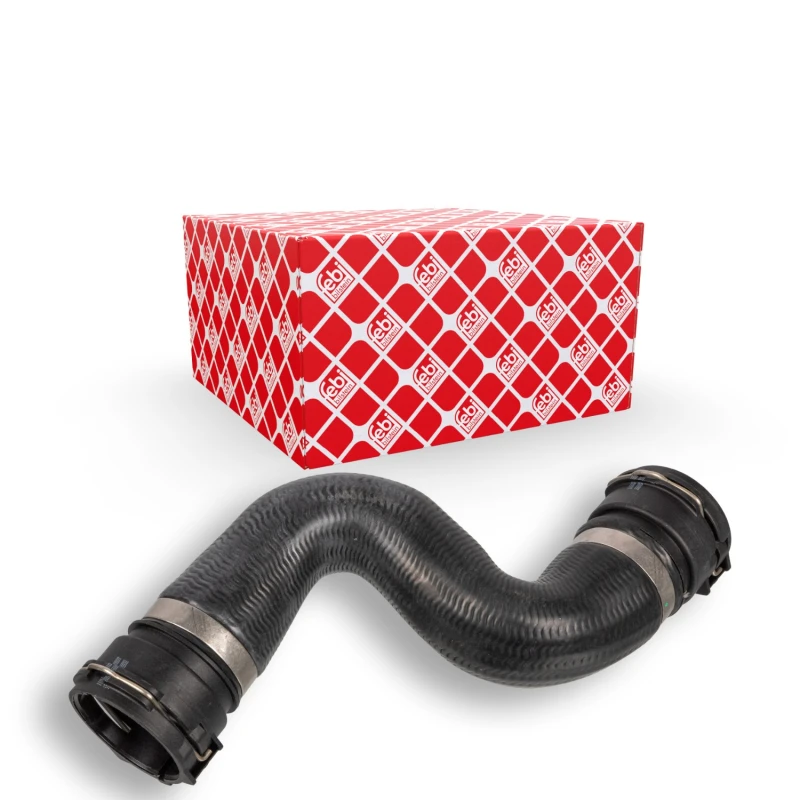 Image of FEBI BILSTEIN 171107 Radiator Hose Upper Right, with quick couplers Radiator Hose (475)