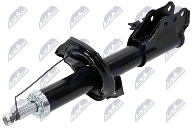 Image of NTY A-MZ-008 Shock absorber Front Axle Right, Gas Pressure, Twin-Tube, Suspension Strut, Bottom Clamp Shock Absorber (854)