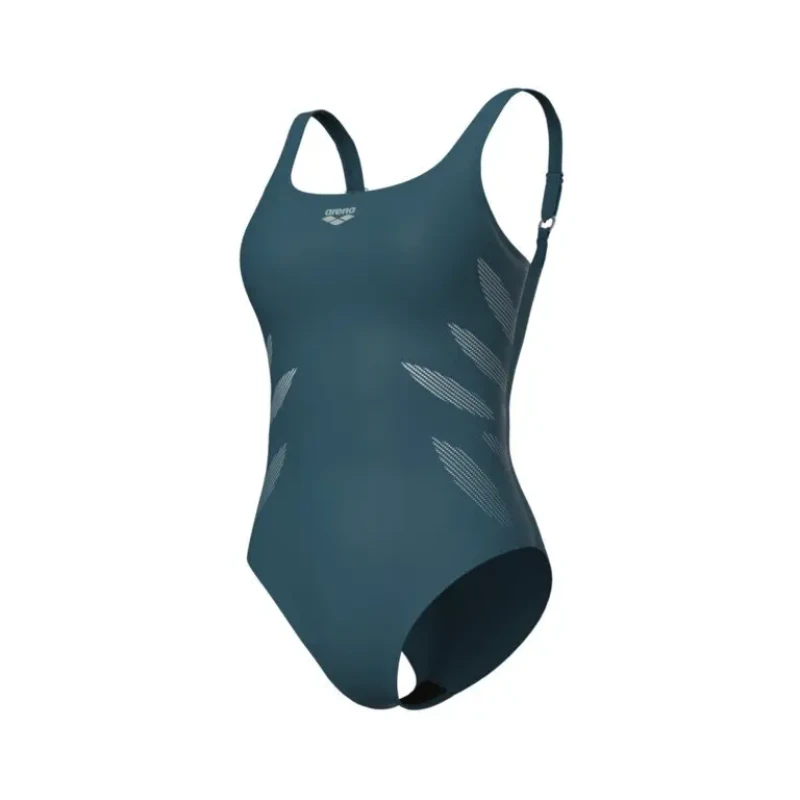 Image of Womens 1 Piece swimsuit Arena Milena Wing Back Vert Female 40