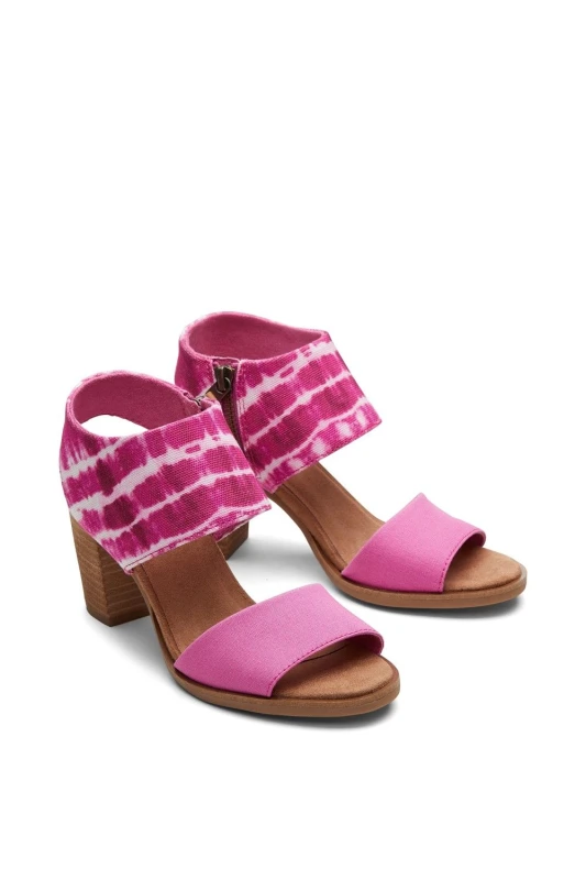 Image of TOMS Womens Majorca Cutout Sandal in Pink Size: 8 Pink Female 8