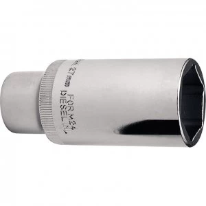 Image of Draper Expert 1/2" Drive Diesel Injector Socket 1/2" 27mm