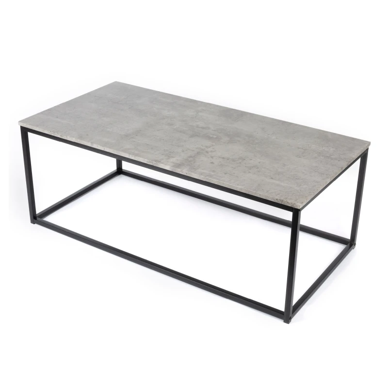 Image of LIVIVO Modern Minimalist Coffee Table Light Grey