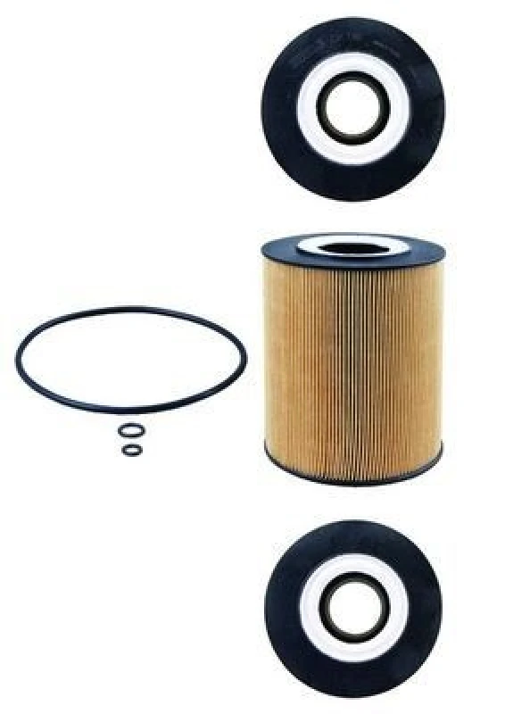 Image of MAHLE OX 146D Oil filter Filter Insert, with gaskets/seals Oil Filter (7)