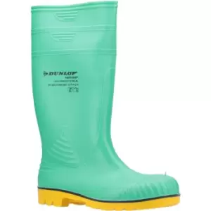 Dunlop Mens Acifort HazGuard Wellington Boots (11 UK) (Green/Yellow)