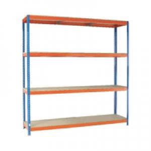 Slingsby VFM OrangeZinc Heavy Duty Painted Shelving Unit 379236