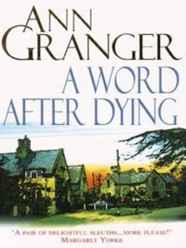 Image of A Word After Dying by Ann Granger Paperback