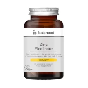 Image of Balanced Zinc Picolinate Bottle 60 capsule