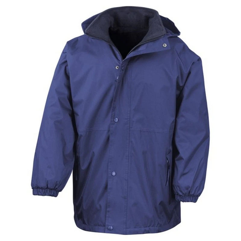 Image of Result Result Men StormDri 4000 Reversible Jacket in Mid Blue Size: Small Mid Blue S Male 5063527365880