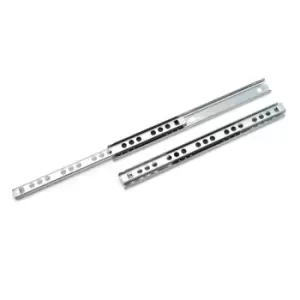 Image of GTV Ball Bearing Drawer Runners/Slides 17mm Partial Extension - Size 182mm, Pack