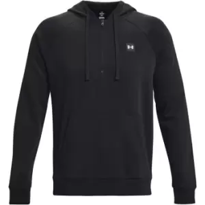 image of Under Armour Armour Fleece half Zip OTH Hoodie Mens - Black