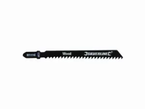 Image of Silverline 227921 Jigsaw Blades for Wood 5pk ST111C