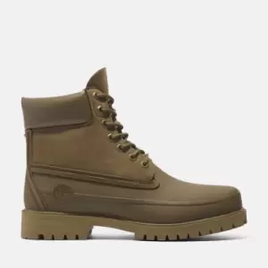 Image of Timberland Heritage 6" Rubber Toe Boot For Men In Green Green, Size 10