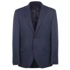 Image of Howick Tailored Dayton Pindot Slim Fit Suit Jacket - Blue