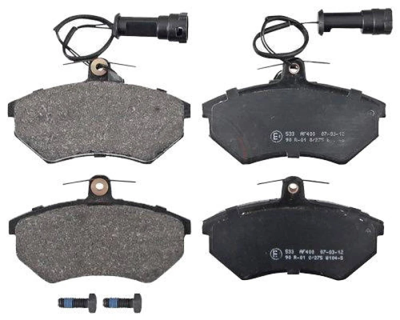 Image of A.B.S. 36791 Brake pad set with integrated wear sensor Brake Pad Set,disc brake (402)