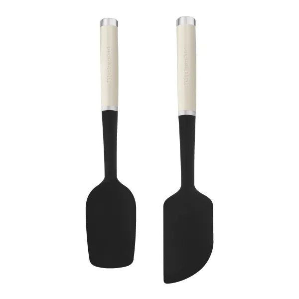 image of 2pc Silicone Spatula Set - Almond Cream