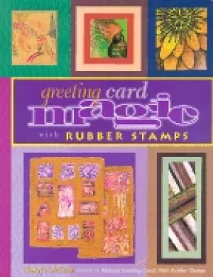 Image of greeting card magic with rubber stamps