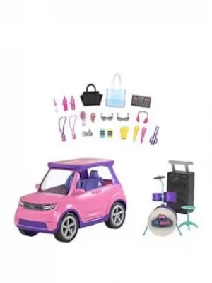 image of Barbie Big City, Big Dreams Transforming Vehicle Playset And Accessories