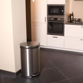 image of EKO - Step Bin Shell 2x22 L Matte Silver - Silver