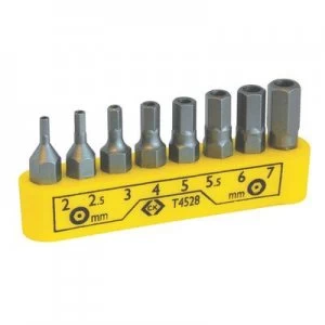 Image of C.K. T4528 Bit set 8 Piece Allen BO