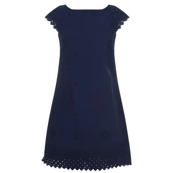 Gant Broderie Dress - Blue