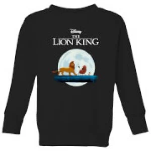 Image of Disney Lion King Hakuna Matata Walk Kids Sweatshirt - Black - 5-6 Years