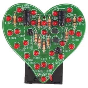 Image of Velleman MK101 Flashing LED Sweetheart Kit