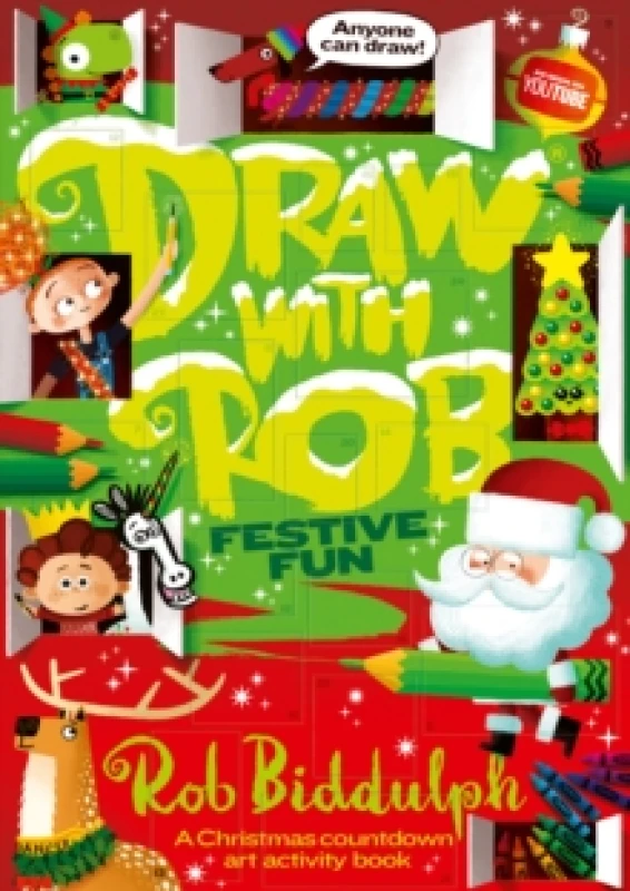 Image of Draw With Rob: Festive Fun Paperback / softback