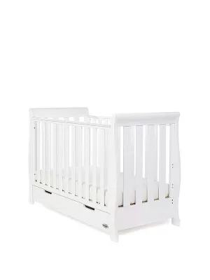 image of Obaby Stamford Sleigh Mini Cot Bed