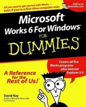 Image of Microsoft Works 6 for Windows for Dummies by David C. Kay Book