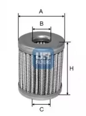Image of 46.005.00 UFI Fuel Filter Petrol