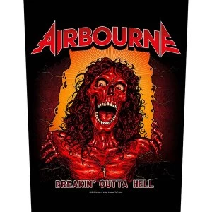 image of Airbourne - Breakin' Outa Hell Back Patch