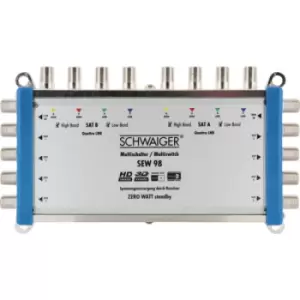 Image of Schwaiger SEW98 531 satellite multiswitch 9 inputs 8 outputs