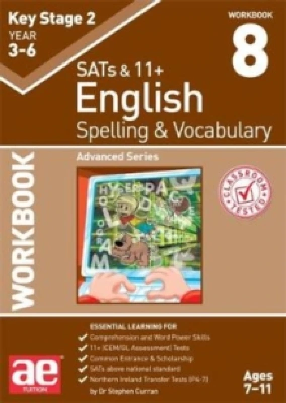 Image of KS2 Spelling & Vocabulary Workbook 8 : Advanced Level Paperback / softback