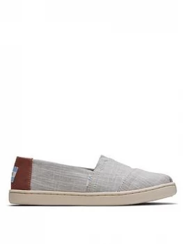 image of Toms Boys Alpargata Canvas Shoe - Multi