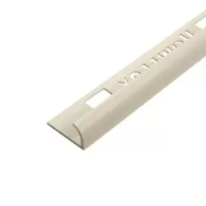 Image of Homelux Cream Pvc Round Tiling Trim, 9mm