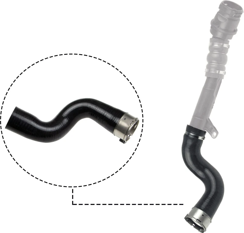 Image of GATES Charger intake hose GATES 09-0525