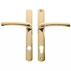 image of Yale TS007 2* Platinum Security Door Handle - Polished Gold