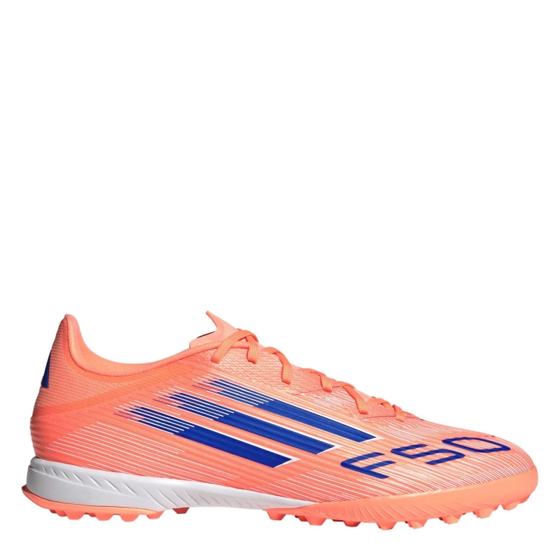 Image of adidas F50 League Adults Astro Turf Football Boots Orange/Blue male 8 (42)