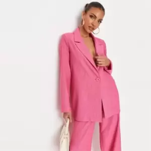 image of Missguided Oversized Blazer - Pink