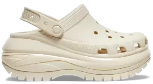 image of Crocs Mega Crush Clogs Unisex Bone W5/M4