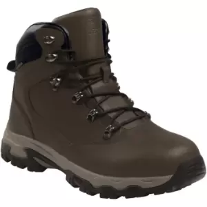 Image of Regatta Mens Tebay Lightweight Lace Up Leather Walking Boots UK Size 10 (EU 45)