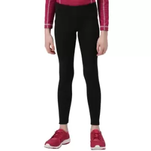 image of Regatta Girls Barlia Winter Warm Leggings Trousers 13 Years