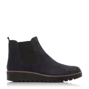 Image of Dune London Peninsular Ankle Boots - Blue