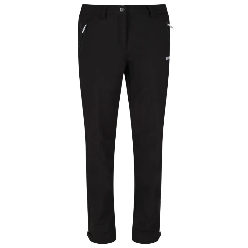 Image of Womens waterproof trousers Regatta Geo II Noir Female 46